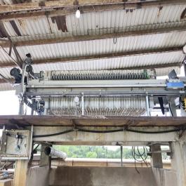Hoàn thành lắp đặt máy ép bã khung bản cho Công ty Nông sản Quốc tế Hiệp Phát Tây Ninh