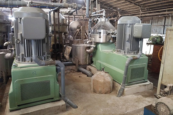 Cung cấp 2 máy ly tâm đứng tách bột SAITO cho Nhà máy sản xuất tinh bột sắn 300 tấn củ/ngày, Tây Ninh
